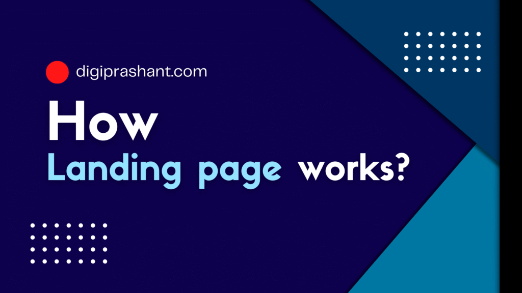 how landing page works?